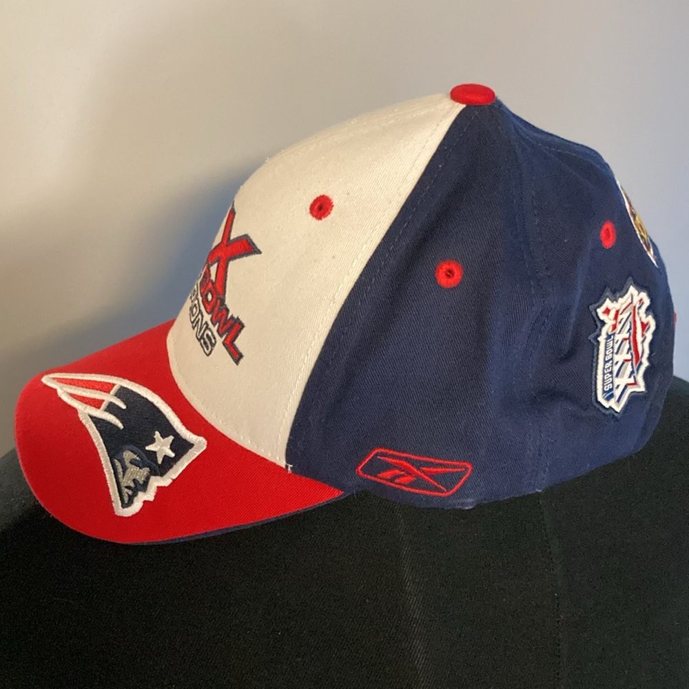 NFL New England Patriots 3X Super Bowl Champion Baseball Cap - Picture 3 of 8